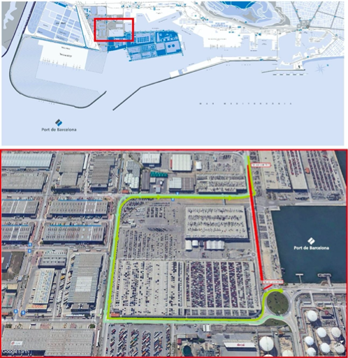 corte temporal de la ronda del port por obras